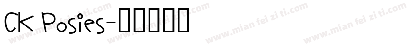 CK Posies字体转换